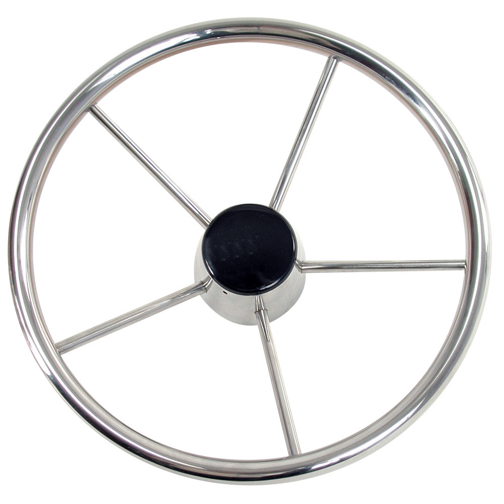 Whitecap Destroyer Steering Wheel - 15" Diameter [S-9002B] - BuoyMart.com  Steering Wheels Whitecap