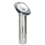 Whitecap Bluewater 30 Deg. Cast S.S. Flush Mount Rod Holder [6174CBLUE] - BuoyMart.com  Rod Holders Whitecap
