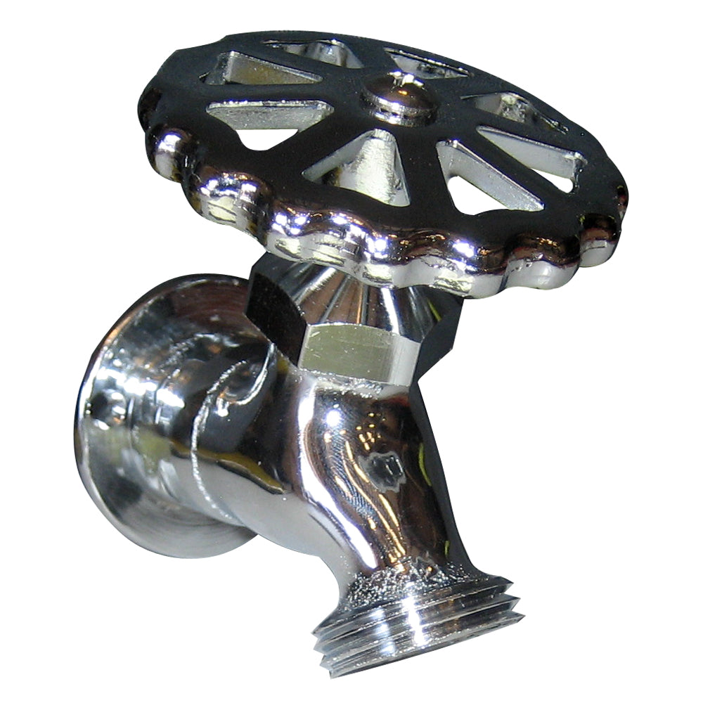 Whitecap C.P. Brass Sillcock 1-5/8" Base 3-3/16 Depth [P-2452C] - BuoyMart.com  Fittings Whitecap