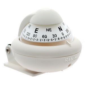 Ritchie X-10W-M RitchieSport Compass - Bracket Mount - White [X-10W-M] - BuoyMart.com  Compasses - Magnetic Ritchie