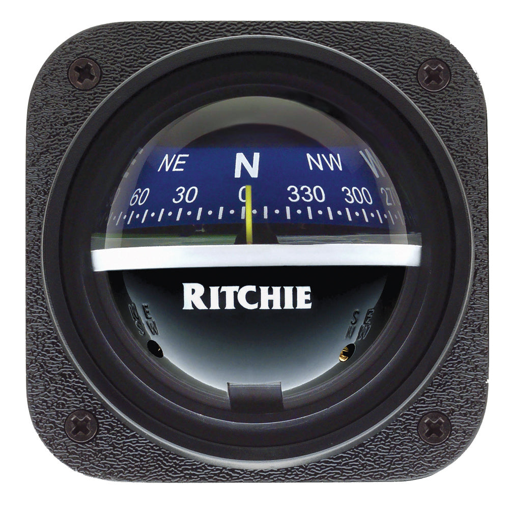 Ritchie V-537B Explorer Compass - Bulkhead Mount - Blue Dial [V-537B] - BuoyMart.com  Compasses Ritchie