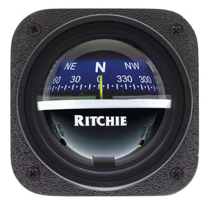 Ritchie V-537B Explorer Compass - Bulkhead Mount - Blue Dial [V-537B] - BuoyMart.com  Compasses Ritchie