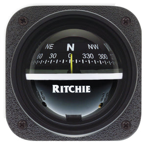 Ritchie V-537 Explorer Compass - Bulkhead Mount - Black Dial [V-537] - BuoyMart.com  Compasses Ritchie