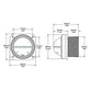 Ritchie V-537W Explorer Compass - Bulkhead Mount - White Dial [V-537W] - BuoyMart.com  Compasses Ritchie