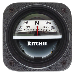 Ritchie V-537W Explorer Compass - Bulkhead Mount - White Dial [V-537W] - BuoyMart.com  Compasses Ritchie