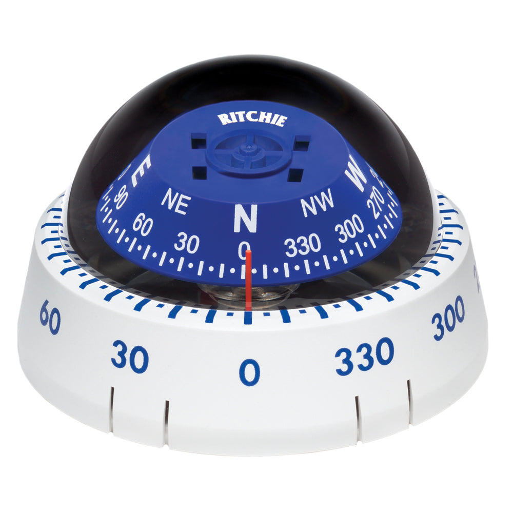 Ritchie XP-99W Kayaker Compass - Surface Mount - White [XP-99W] - BuoyMart.com  Compasses - Magnetic Ritchie