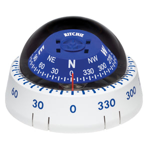Ritchie XP-99W Kayaker Compass - Surface Mount - White [XP-99W] - BuoyMart.com  Compasses - Magnetic Ritchie