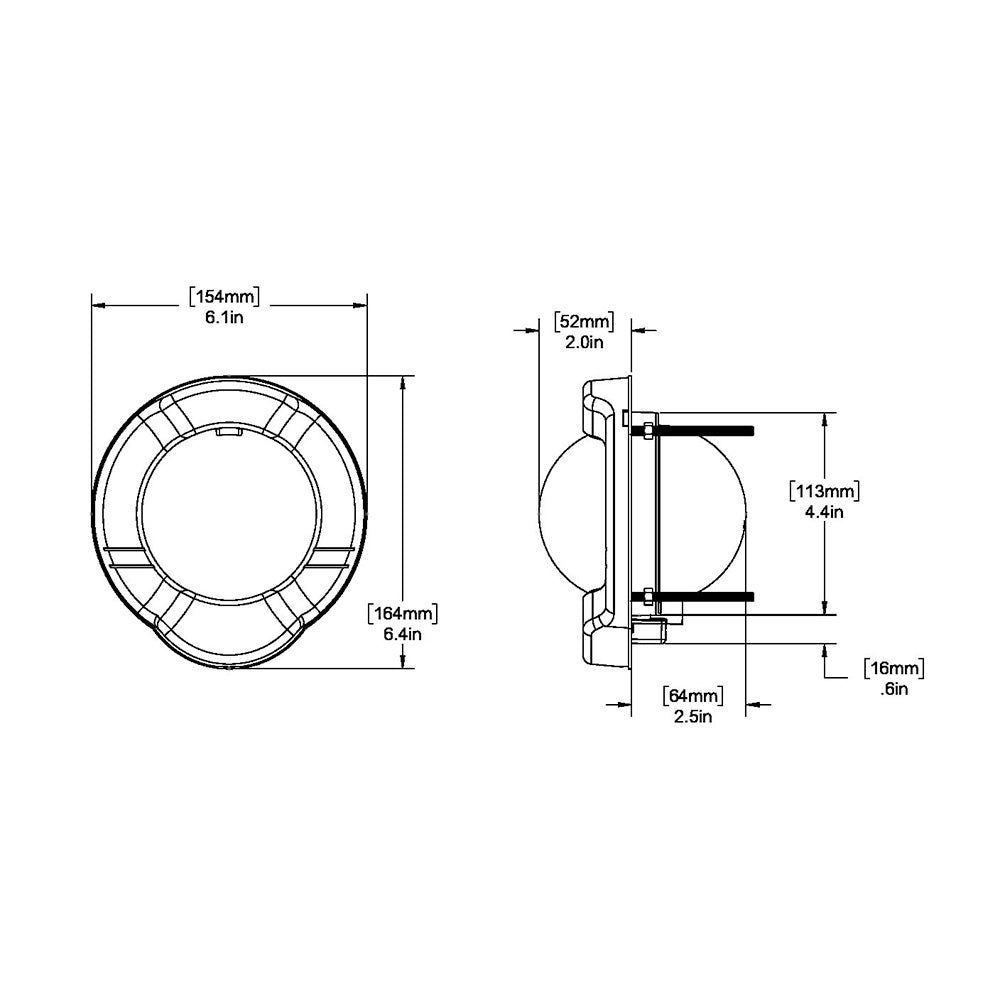 Ritchie SS-PR2 SuperSport Compass - Dash Mount - Black [SS-PR2] - BuoyMart.com  Compasses Ritchie