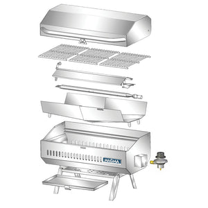 Magma ChefsMate Gas Grill [A10-803] Magma