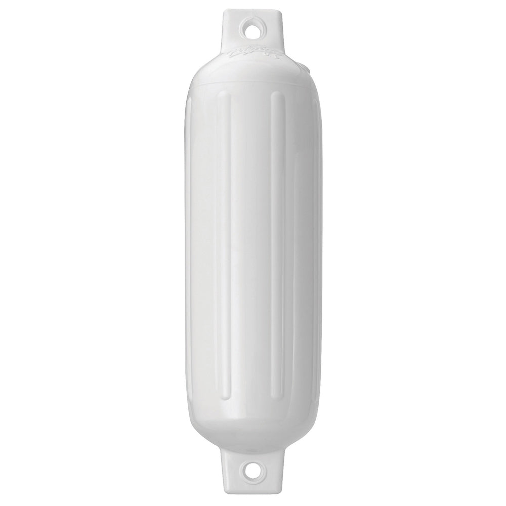 Polyform G-1 Twin Eye Fender 3.5" x 12.8" - White [G-1 WHITE] - BuoyMart.com  Fenders Polyform U.S.