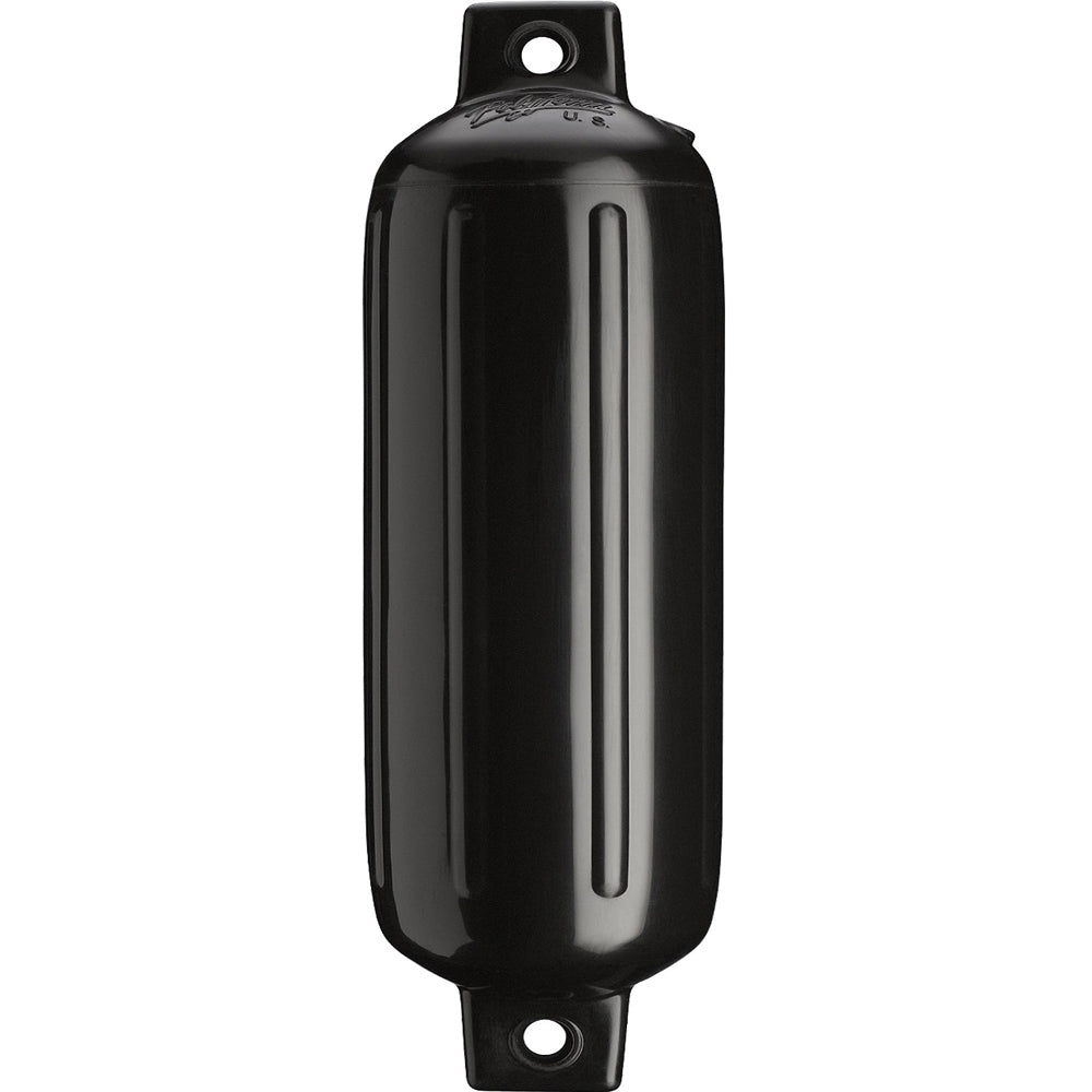 Polyform G-4 Twin Eye Fender 6.5" x 22" - Black [G-4 BLACKWO] - BuoyMart.com  Fenders Polyform U.S.