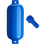 Polyform G-5 Twin Eye Fender 8.8" x 26.8" - Blue w/Adapter [G-5 BLUE W/AIR ADAPTER] - BuoyMart.com  Fenders Polyform U.S.