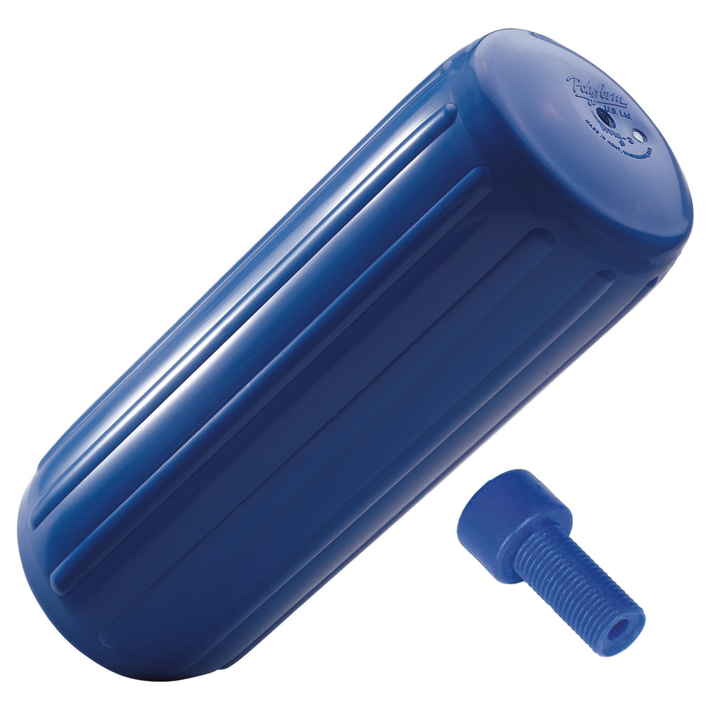 Polyform HTM-3 Fender 10.5" x 27" - Blue w/Adapter [HTM-3 BLUE W/AIR ADAPTER] - BuoyMart.com  Fenders Polyform U.S.