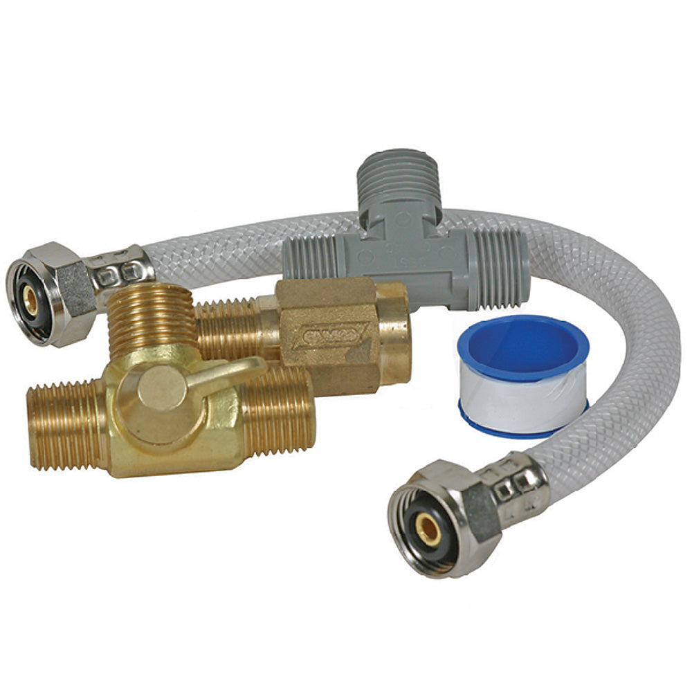 Camco Quick Turn Permanent Waterheater Bypass Kit [35983] - BuoyMart.com  Accessories Camco
