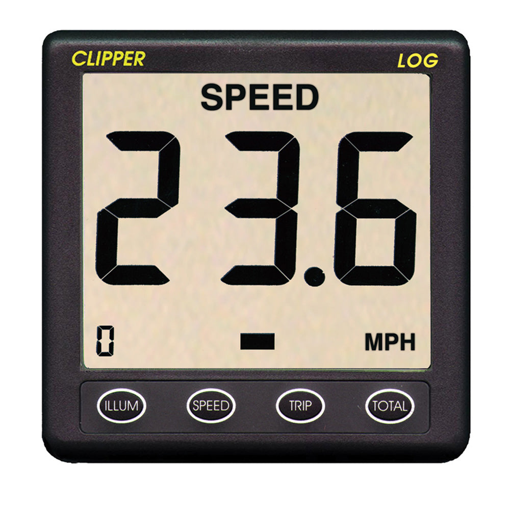 Clipper Speed Log Instrument w/Transducer & Cover [CL-S] - BuoyMart.com  Instruments Clipper