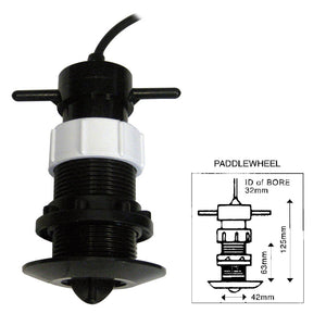 Clipper Speed Log Paddle Wheel Unit Complete with Thru Hull Fitting [CLZ-PWU] - BuoyMart.com  Transducers Clipper