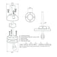 Scanstrut DS30-S Vertical Cable Seal - Stainless Steel [DS30-S] - BuoyMart.com  Wire Management Scanstrut