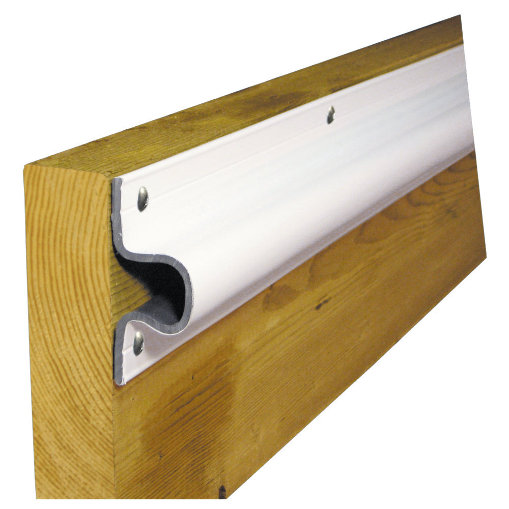 Dock Edge "C" Guard Economy PVC Profiles 10ft Roll - White [1132-F] - BuoyMart.com  Bumpers/Guards Dock Edge