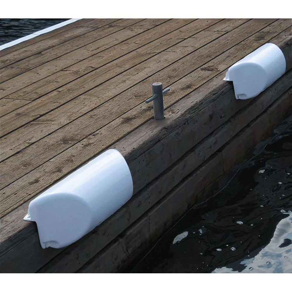 Dock Edge Dolphin Dockside Bumper 7" x 16" Straight - White [1060-W-F] - BuoyMart.com  Bumpers/Guards Dock Edge