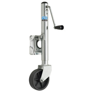 Pro Series 1000 lbs. Zinc Plated Swivel Jack w/6" Poly Wheel [EJ10000101] - BuoyMart.com  Jacks & Dollies Pro Series