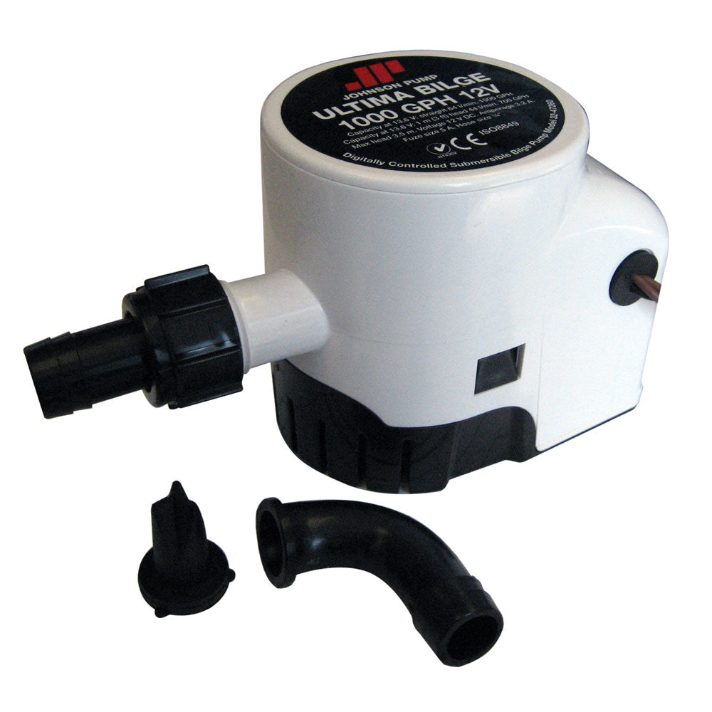 Johnson Pump Ultima Bilge 1000 GPH 3/4" Hose Dura Port [32-47260-003] - BuoyMart.com  Bilge Pumps Johnson Pump