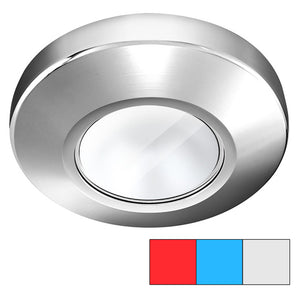 i2Systems Profile P1120 Tri-Light Surface Light - Red, Cool White  Blue - Chrome Finish [P1120Z-11HAE] - BuoyMart.com  Dome/Down Lights I2Systems Inc