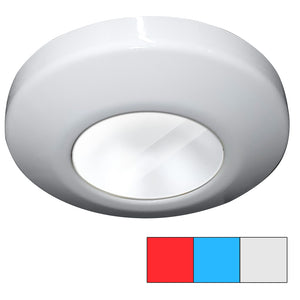 i2Systems Profile P1120 Tri-Light Surface Light - Red, Cool White  Blue - White Finish [P1120Z-31HAE] - BuoyMart.com  Dome/Down Lights I2Systems Inc