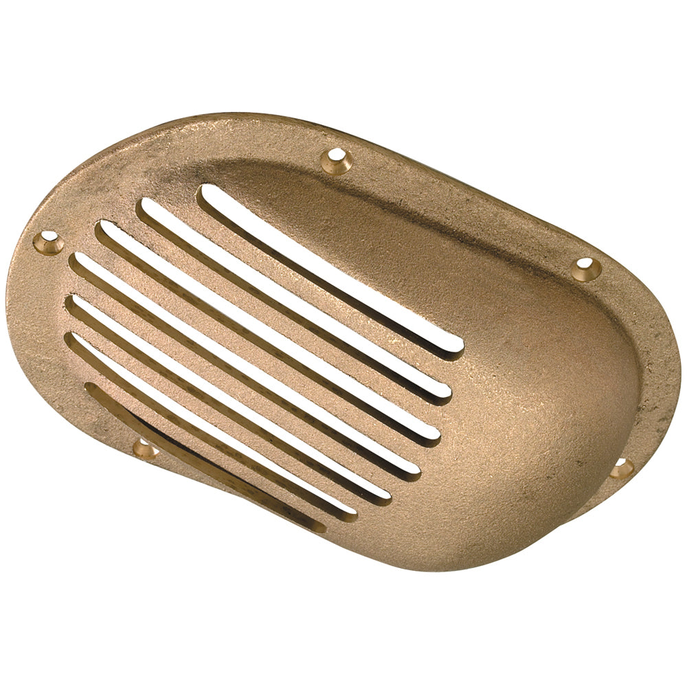 Perko 3-1/2" x 2-1/2" Scoop Strainer Bronze MADE IN THE USA [0066DP1PLB] - BuoyMart.com  Thru-Hull Fittings Perko