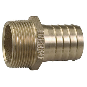 Perko 1-1/4" Pipe to Hose Adapter Straight Bronze MADE IN THE USA [0076DP7PLB] - BuoyMart.com  Fittings Perko