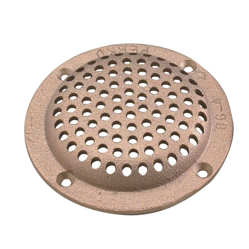 Perko 3-1/2" Round Bronze Strainer MADE IN THE USA [0086DP3PLB] - BuoyMart.com  Fittings Perko