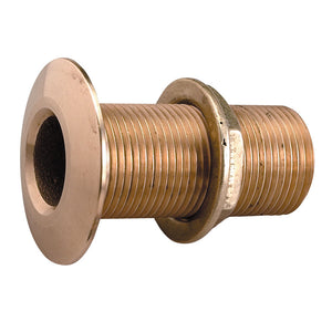Perko 1/2" Thru-Hull Fitting w/Pipe Thread Bronze MADE IN   THE USA [0322DP4PLB] - BuoyMart.com  Thru-Hull Fittings Perko
