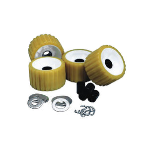 C.E. Smith Ribbed Roller Replacement Kit - 4 Pack - Gold [29310] - BuoyMart.com  Rollers & Brackets C.E. Smith