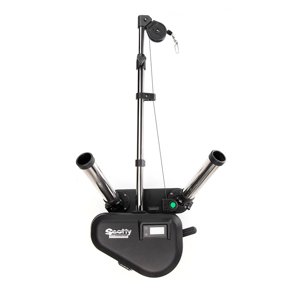 Scotty 2116 HP Depthpower Electric Downrigger 60" SS Telescoping Boom w/Swivel Base - Dual Rod Holder [2116] - BuoyMart.com  Downriggers Scotty