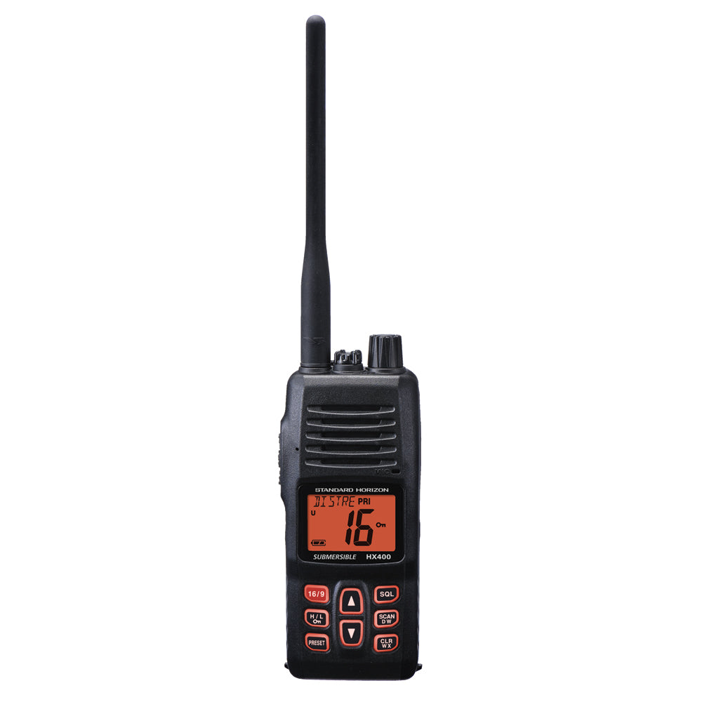 Standard Horizon HX400 w/Built-In Scrambler & LMR Programmable Channels [HX400] - BuoyMart.com  VHF - Handheld Standard Horizon
