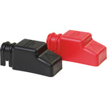 Blue Sea 4018 Square CableCap Insulators Pair Red/Black [4018] - BuoyMart.com  Busbars, Connectors & Insulators Blue Sea Systems