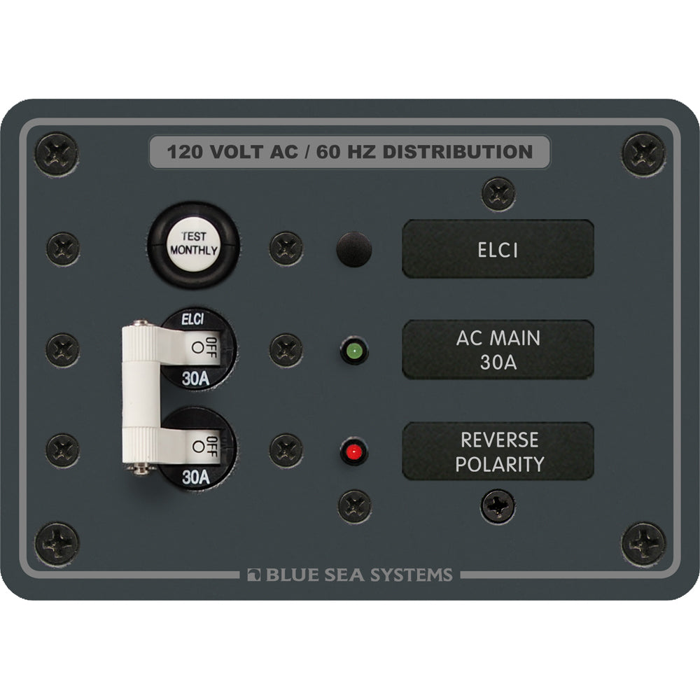 Blue Sea 8100 ELCI GFCI Panel [8100] - BuoyMart.com  Electrical Panels Blue Sea Systems