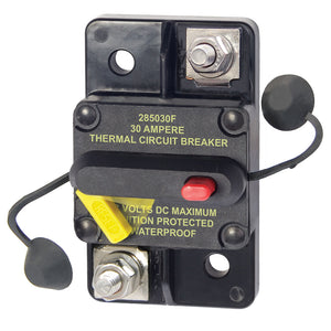 Blue Sea 7181 30 Amp Circuit Breaker Surface Mount 285 Series [7181] - BuoyMart.com  Circuit Breakers Blue Sea Systems