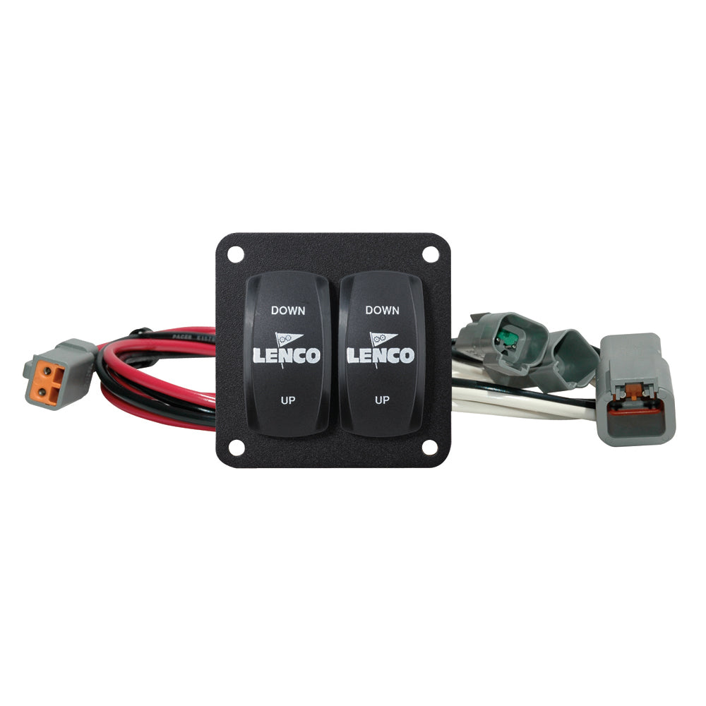 Lenco Carling Double Rocker Switch Kit [10222-211D] - BuoyMart.com  Trim Tab Accessories Lenco Marine