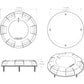 Lumitec Aurora LED Dome Light - White Finish - White/Blue Dimming [101075] - BuoyMart.com  Dome/Down Lights Lumitec