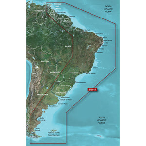 Garmin BlueChart g3 HD - HXSA001R - South America East Coast - microSD/SD [010-C1062-20] - BuoyMart.com  Garmin BlueChart Foreign Garmin