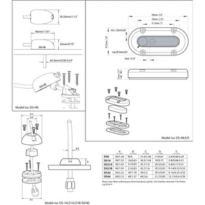 Scanstrut DS-Multi Vertical Cable Seal [DS-MULTI] - BuoyMart.com  Wire Management Scanstrut