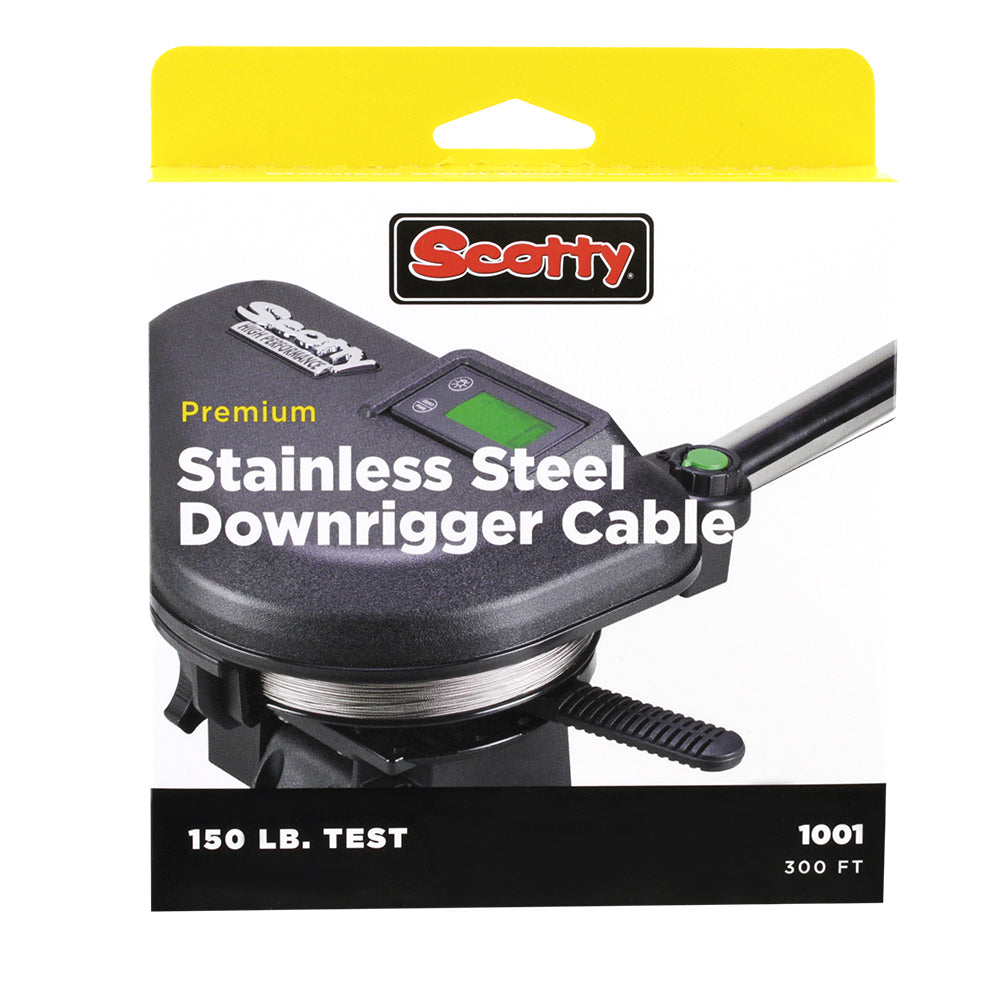 Scotty 2401K High-Performance SS Downrigger Cable - 300' [2401K] - BuoyMart.com  Downrigger Accessories Scotty