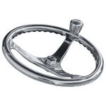 Edson 14.5" SS ComfortGrip Powerwheel Steering Wheel w/PowerKnob [1710ST-14-KIT] Edson Marine