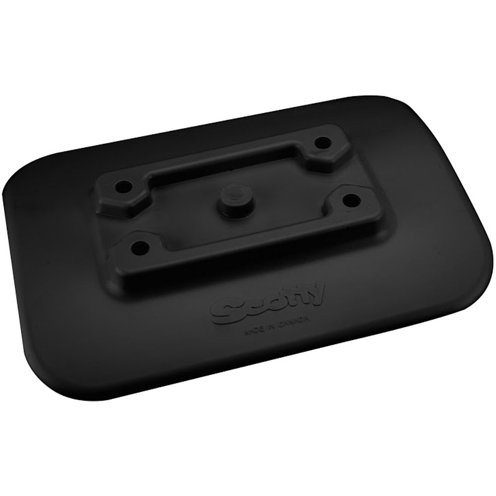 Scotty 341-BK Glue-On Mount Pad f/Inflatable Boats - Black [341-BK] - BuoyMart.com  Rod Holders Scotty