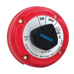 Perko Medium Duty Battery Disconnect Shut Off/On - 250 Amp Continuous, 12-32VDC [9601DP] - BuoyMart.com  Battery Management Perko