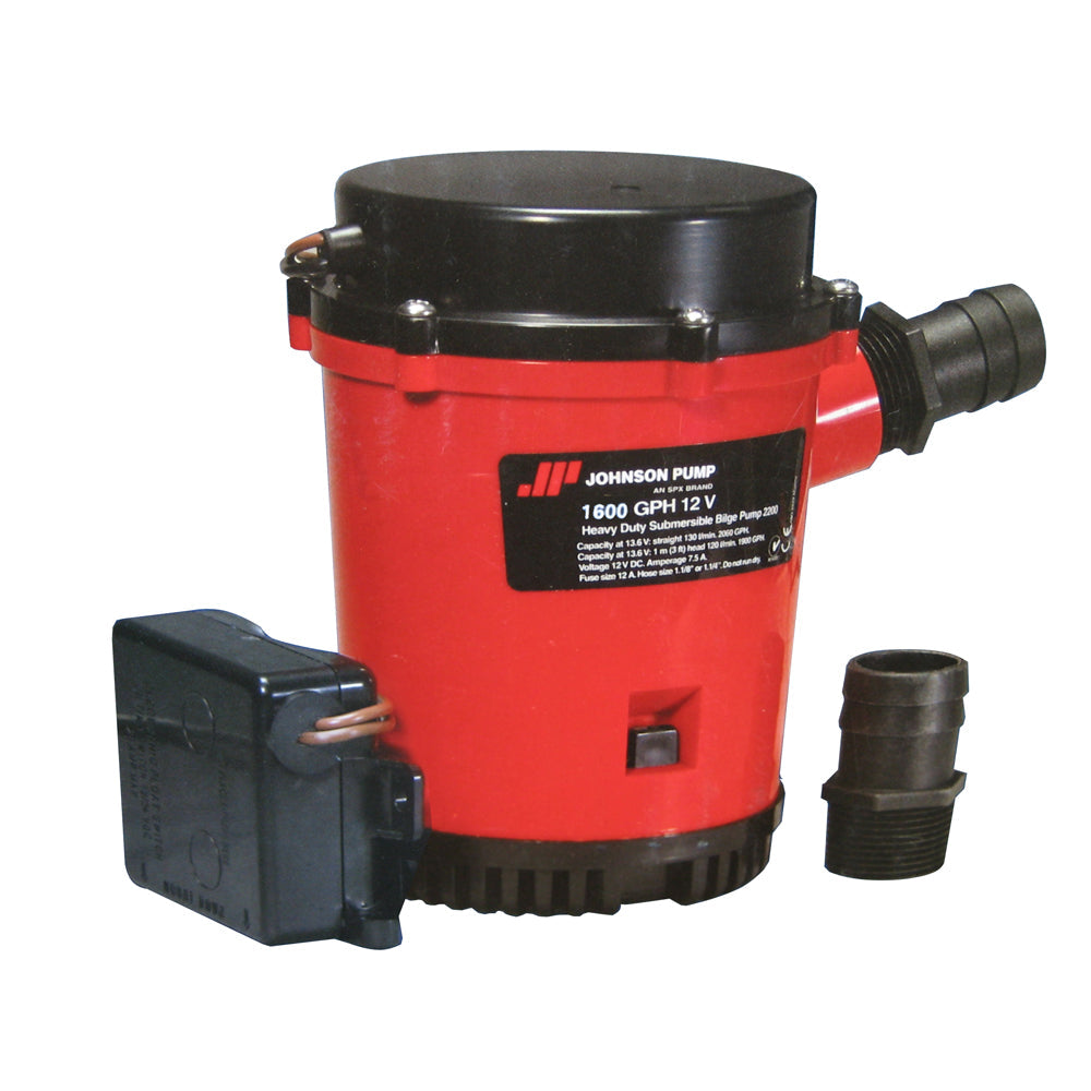 Johnson Pump 1600GPH Ultima Combo Bilge Pump - 12V [01674-001] Johnson Pump
