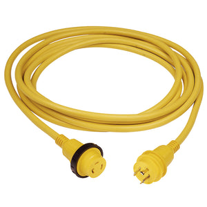 Marinco 30A 25' Molded Cordset - 125V - Yellow [199117] - BuoyMart.com  Shore Power Marinco