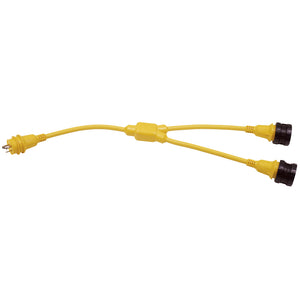 Marinco Y-Adapter, 2-30A Locking to 30A Locking [157AY] - BuoyMart.com  Shore Power Marinco