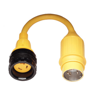 Marinco Pigtail Adapter, 30A Locking to 50A Locking [121A] - BuoyMart.com  Shore Power Marinco