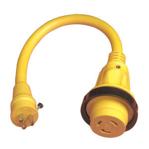 Marinco Pigtail Adapter Plus - 30A Female To 15A Male [104SPP] - BuoyMart.com  Shore Power Marinco